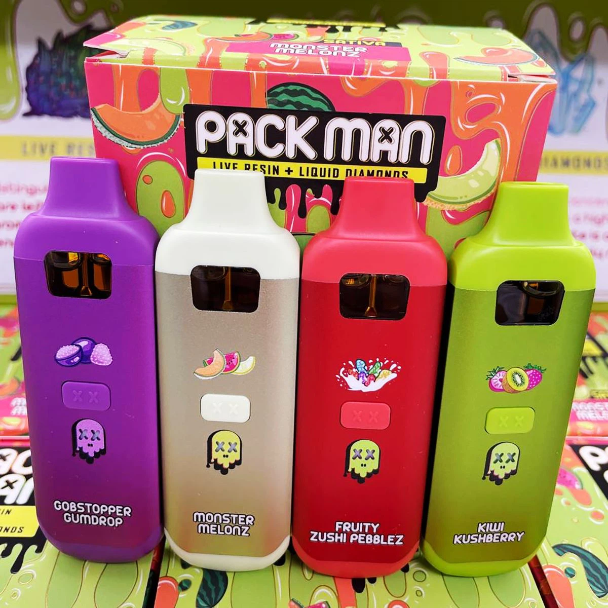 how to use packman vape